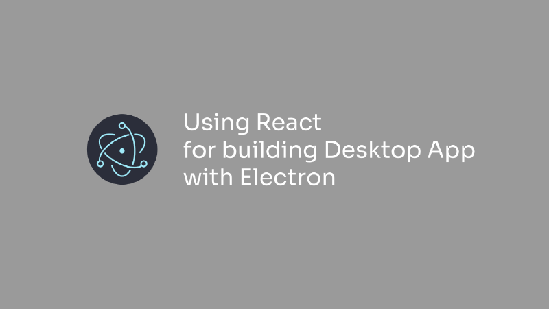 Featured image of post Use React Js in Electron Project
